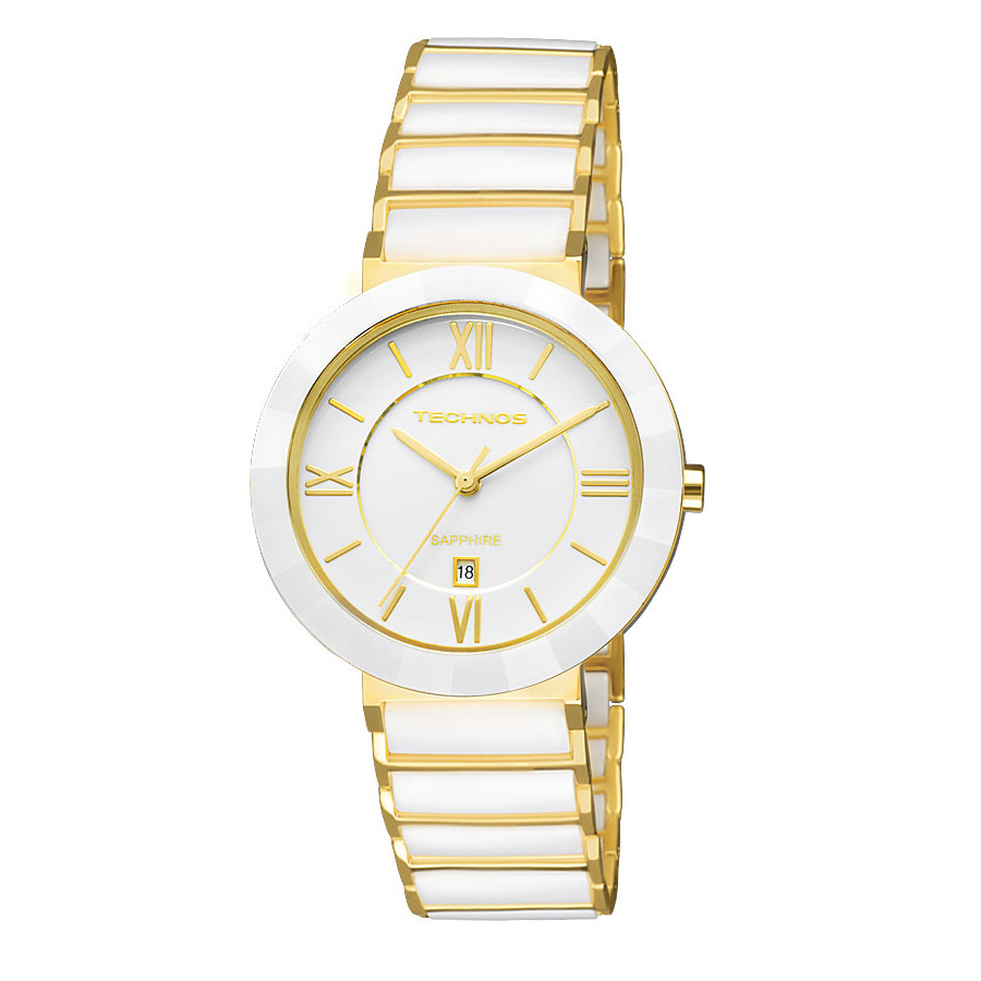 Relógio Technos Feminino Elegance Ceramic Safira 2015CE/4B