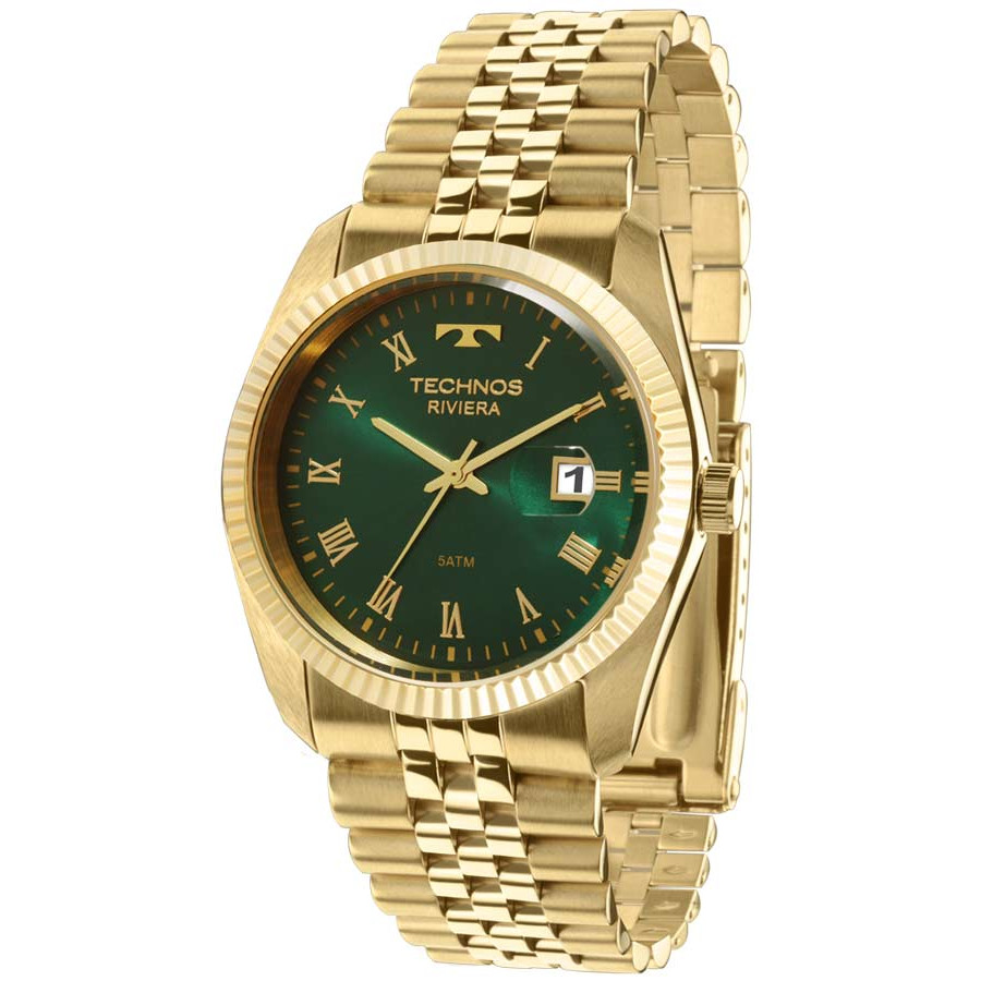 Relogio technos riviera feminino dourado clearance