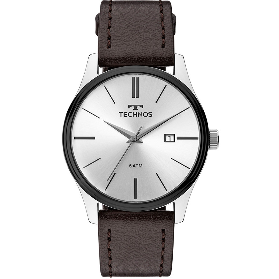 Relógio Technos Masculino Pulseira de Couro 2115MPP/1K