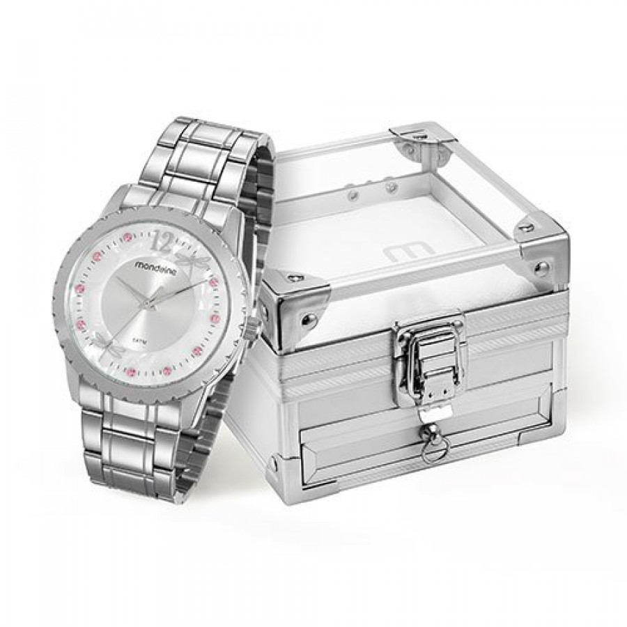 relogio mondaine feminino prata