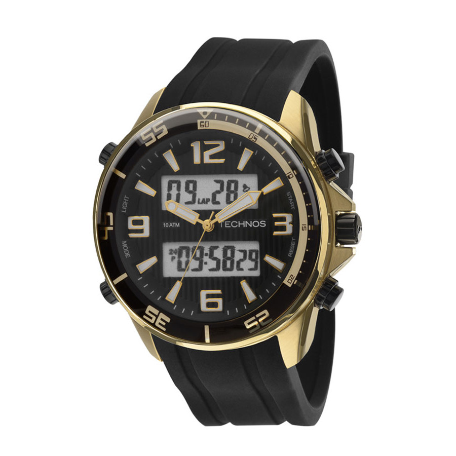 Relógio com pulseira de silicone masculino Clearance