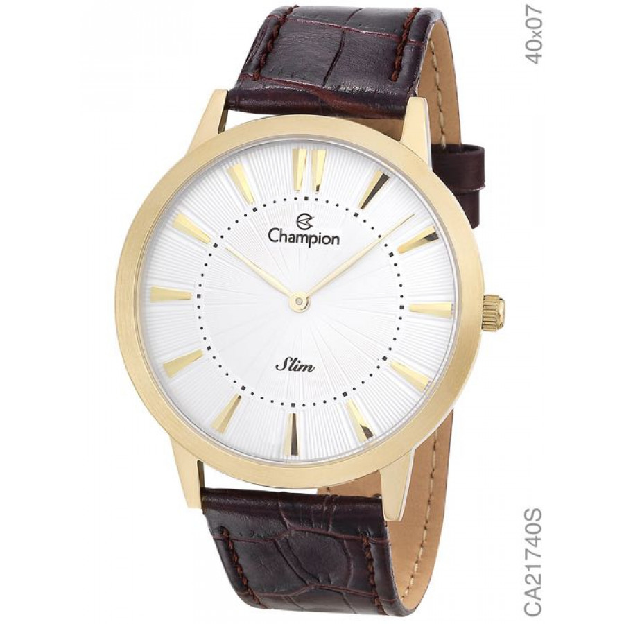 Relógio champion slim masculino clearance