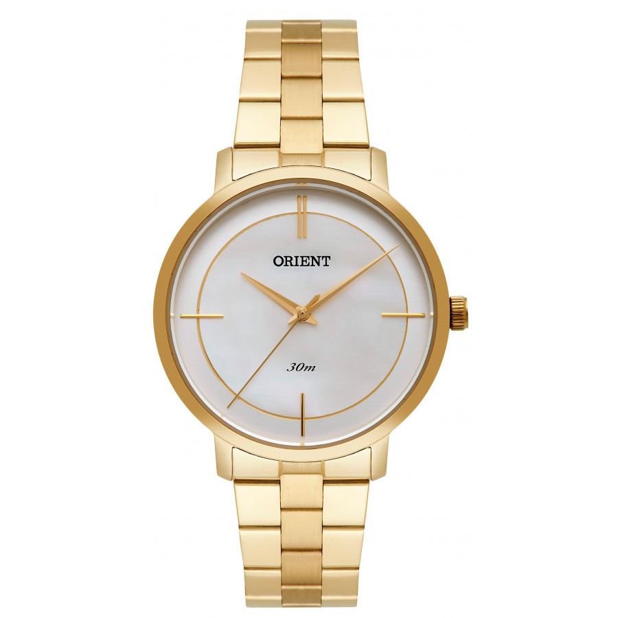 Relógio orient feminino dourado pequeno Clearance
