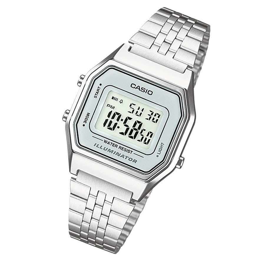 Casio prateado feminino clearance