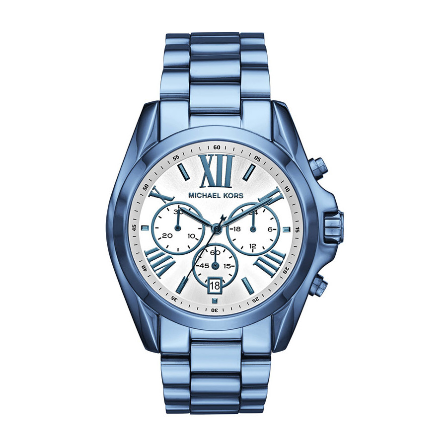 relogio michael kors feminino azul