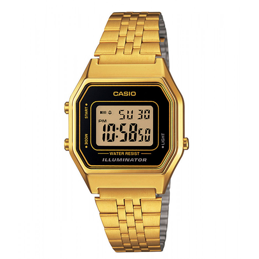 Relogio casio dourado