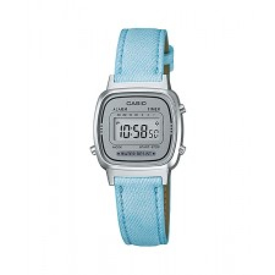 Relógio casio couro feminino clearance