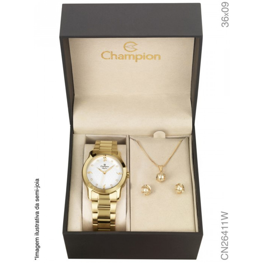 Relógio de ouro feminino champion Clearance