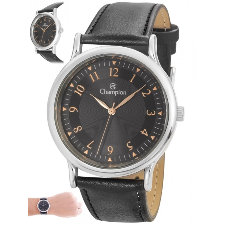Relógio Champion com Pulseira de Couro CH22813T
