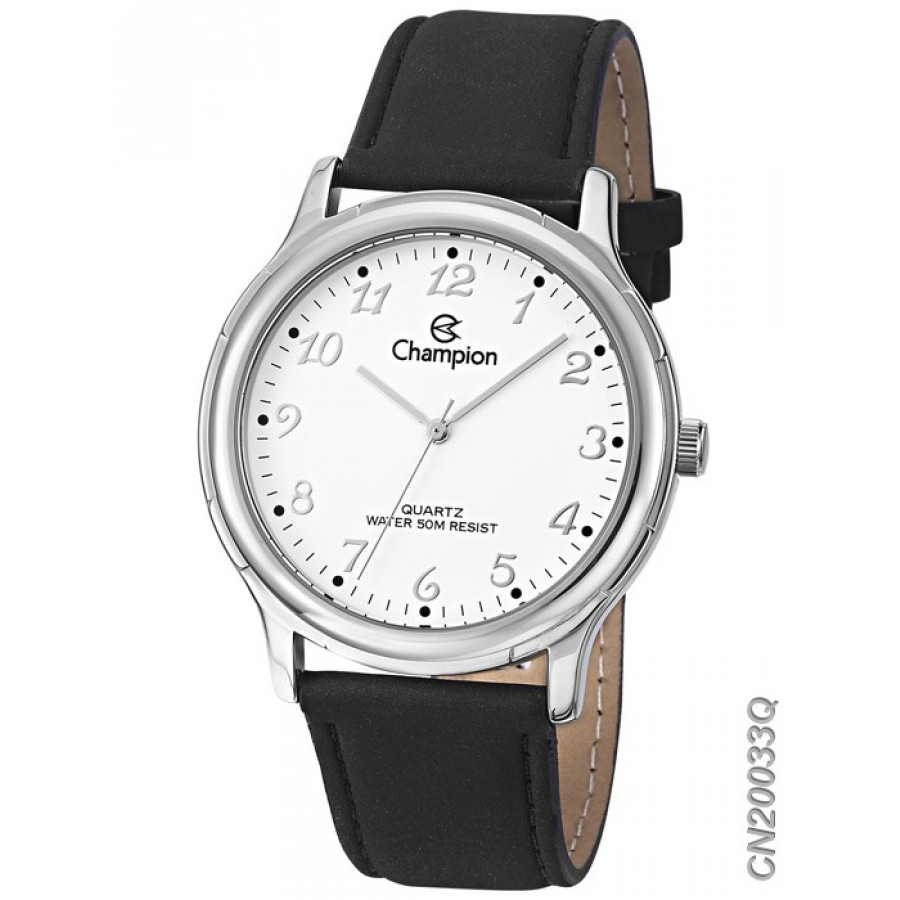 Relogio champion pulseira couro clearance