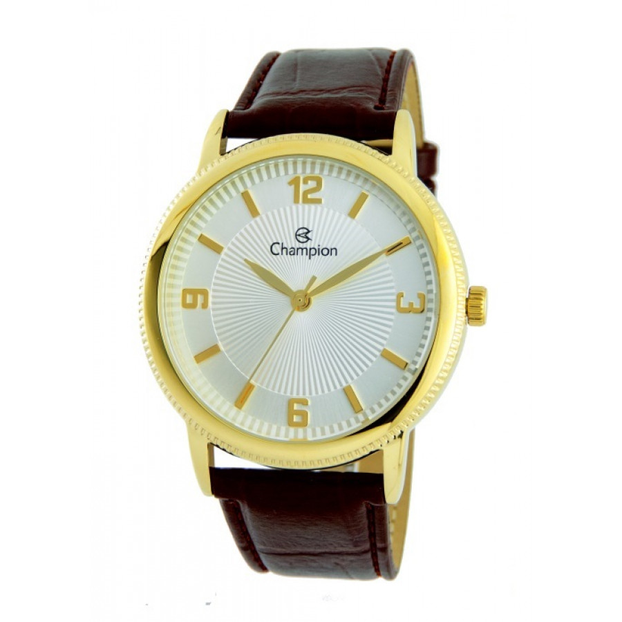 Relogio champion pulseira couro clearance