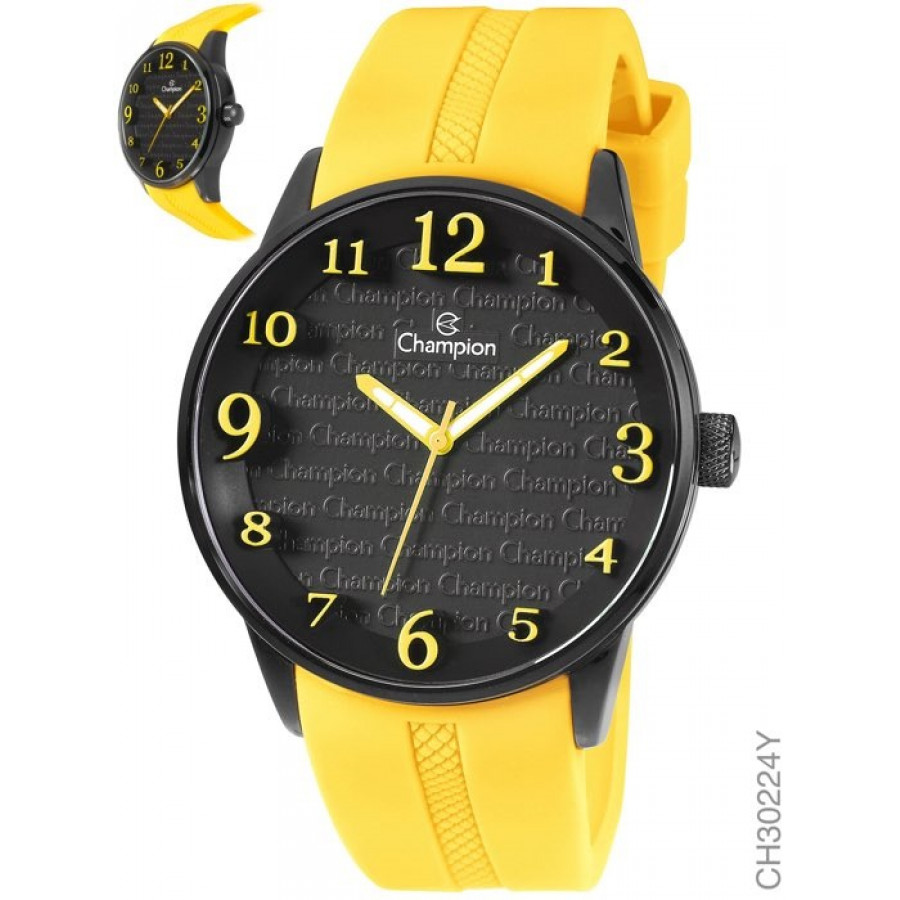 Relogio pulseira amarela Clearance