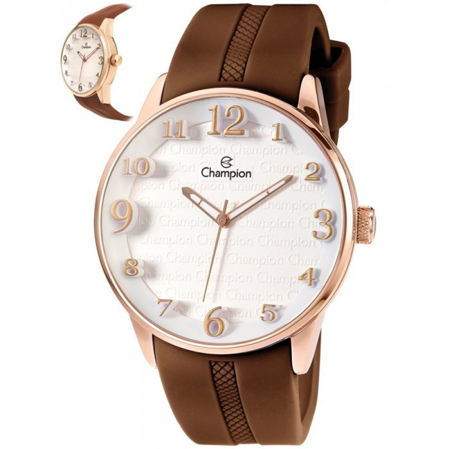 Relógio feminino champion pulseira de silicone Clearance