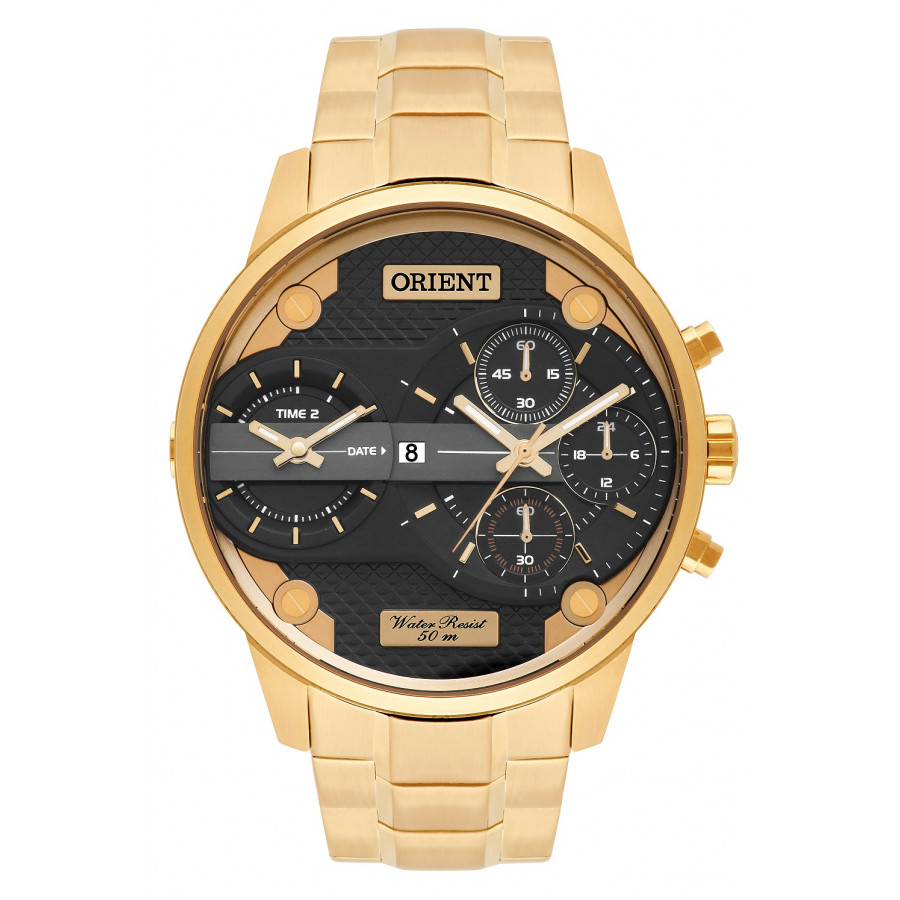 Relógio Orient Dourado Masculino MGSST001P1KX