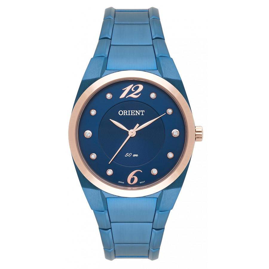 Relogio orient azul feminino clearance