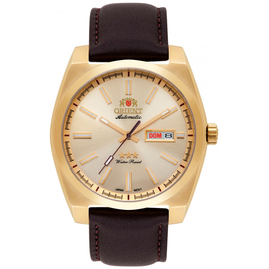 Relógio Orient Masculino Automático com Pulseira de Couro 469GP069C1NX