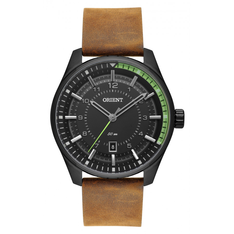 Relogio orient pulseira de couro Clearance