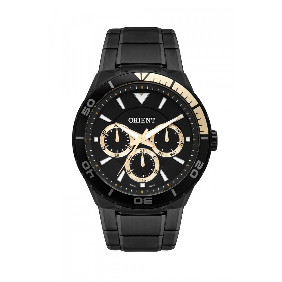 Relógio orient masculino preto clearance