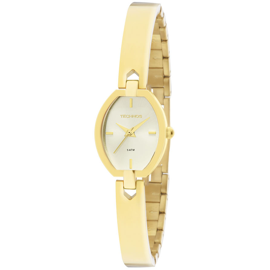 Relógio Technos Feminino Dourado Elegance Mini Analógico 5Y30XN/4X
