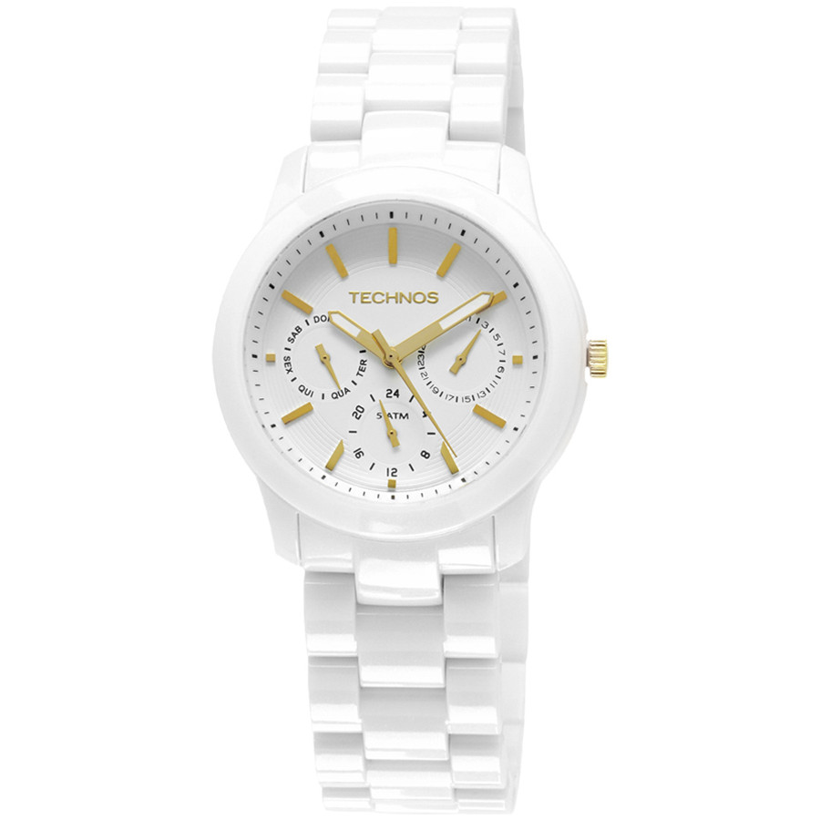 Relogio technos branco feminino clearance