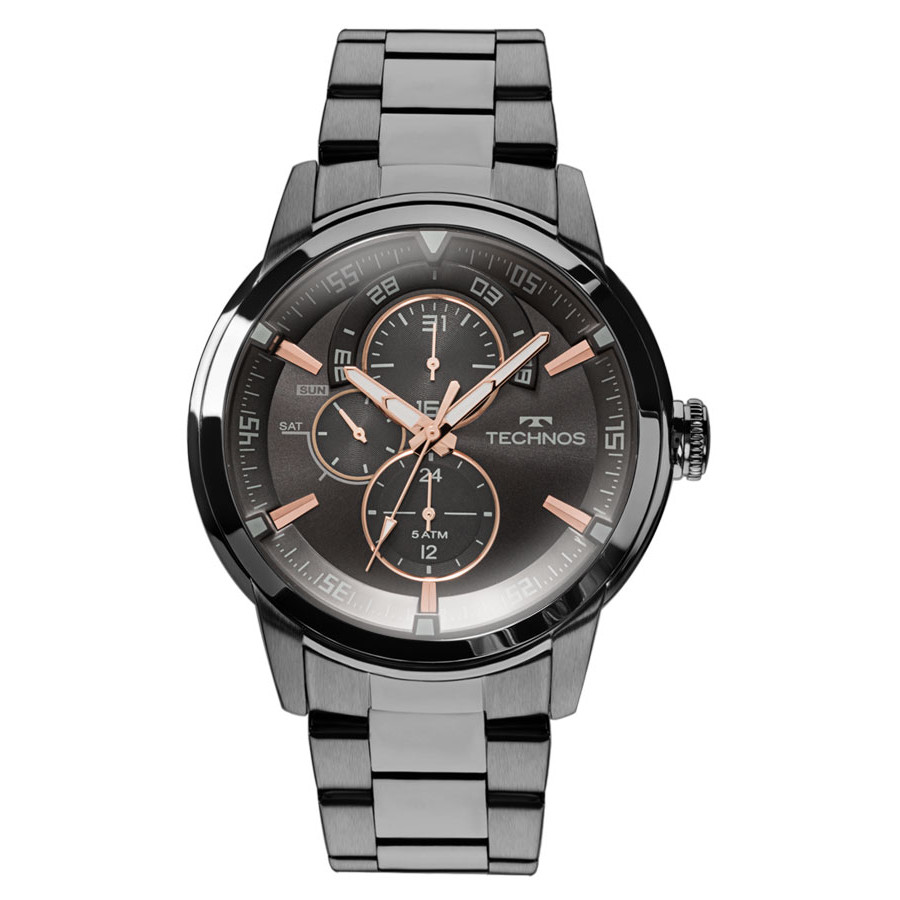 Relogio technos masculino preto