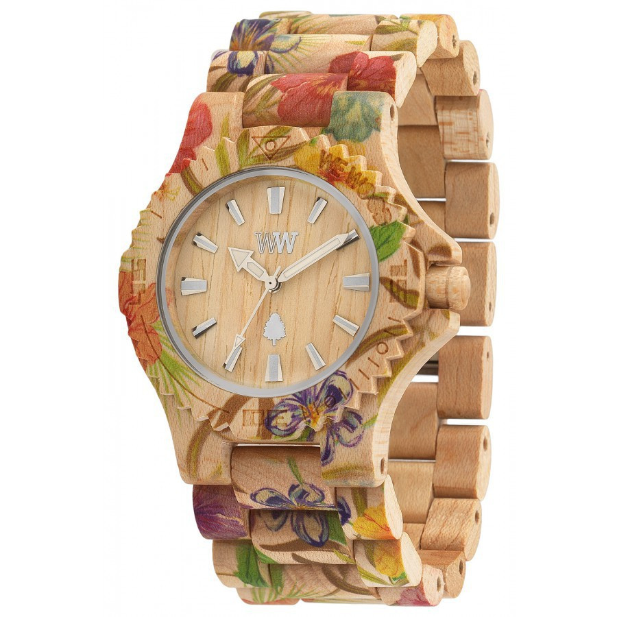 Relogio madeira feminino Clearance