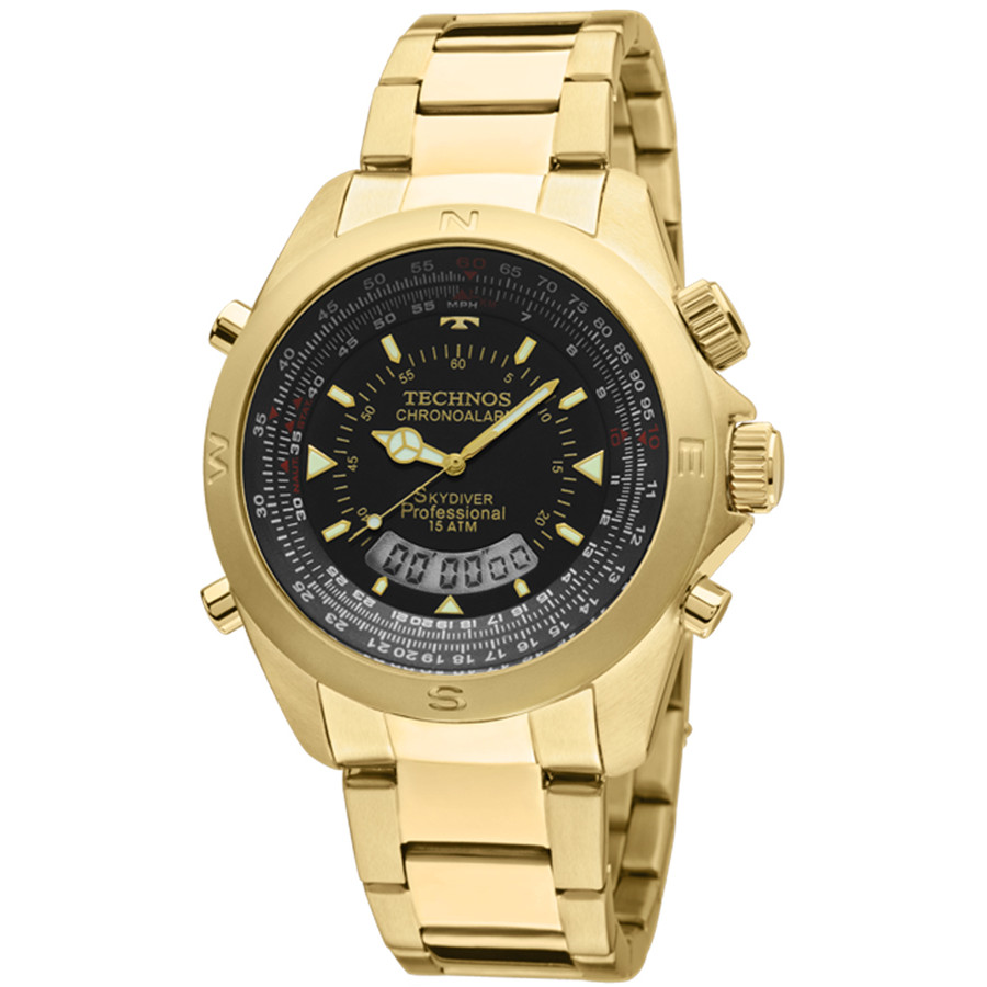 Technos skydiver dourado